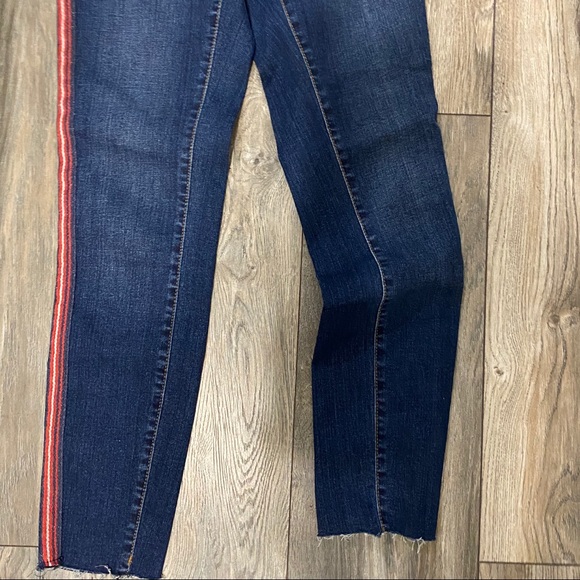 - Zara side stripe jeans with raw hem - Picture 6 of 7